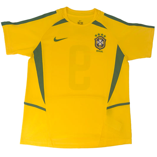 Ronaldo Nazario Brazil Signed Home Jersey (2002)