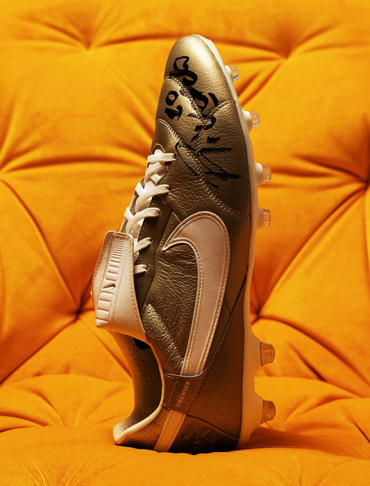 Rivaldo Metallic Gold Signed Boot
