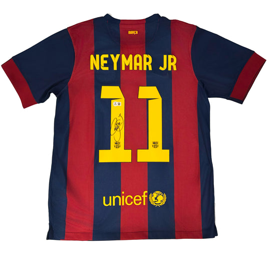 Neymar Jr Barcelona Signed Home Jersey (2014-2015)